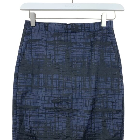 navy and black patterned pencil skirt by Inwear size 34 Eu - Picture 3 of 13